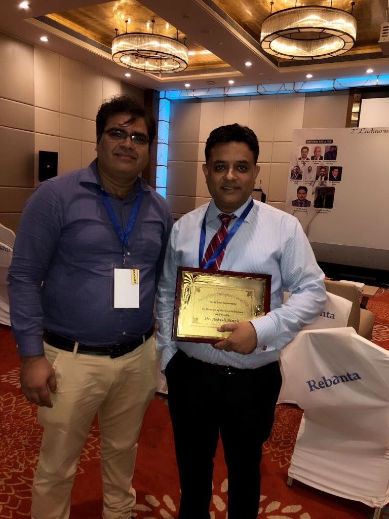 Dr. ASHISH SINGH at 2nd Lucknow Arthroplasty Course 2018